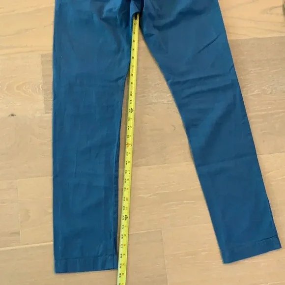 J Crew Men’s Blue Khaki Pants Golf Preppy Nice Dress Business Casual Size 30 - Picture 8 of 8